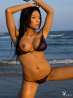 Сексуальная голая азиатка Linda Song на море (13 фото)
